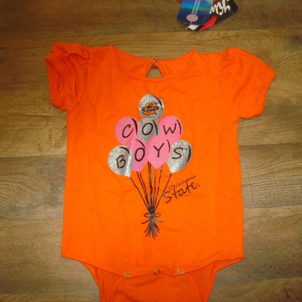 OKLAHOMA STATE COWBOYS ROMPER ONES 18-24 SHIRT‎ VINTAGE 00S Y2K L2
